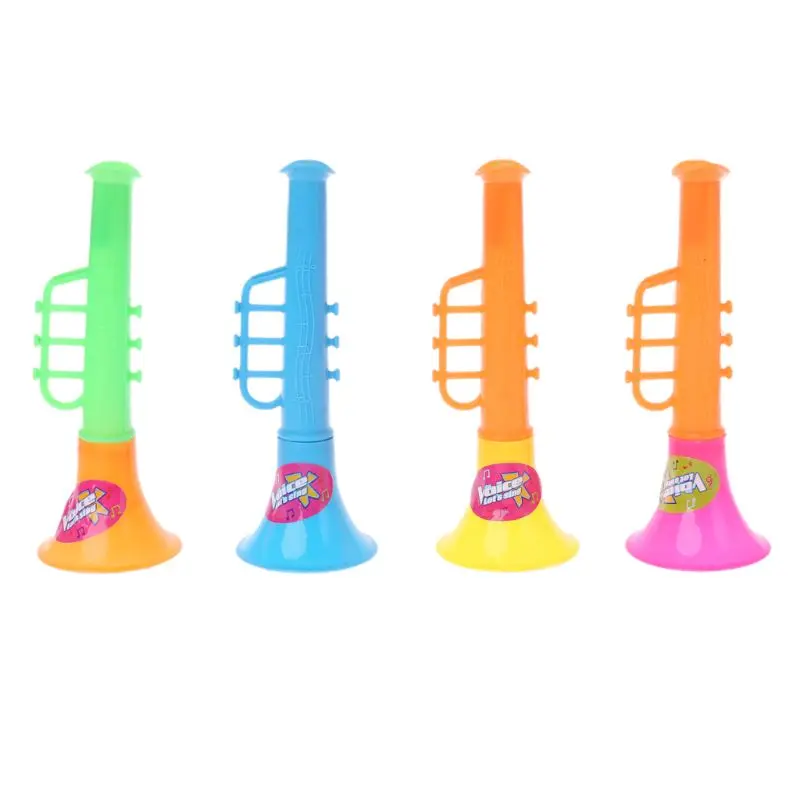 

Trumpet Horn Hooter Plastic 4inch Toy Gift Random Color