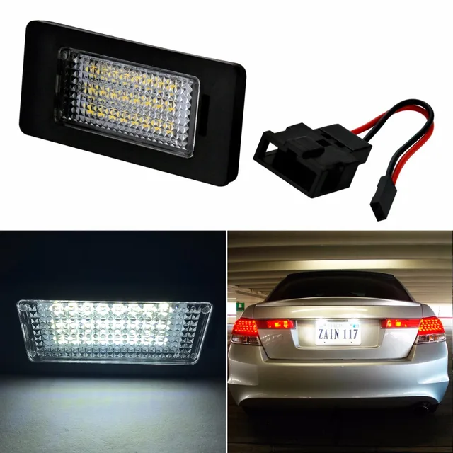 2x Auto Styling 24 LEDs Kentekenverlichting Kentekenverlichting Voor ... 2x Auto Styling 24 LEDs Kentekenverlichting Kentekenverlichting Voor ...