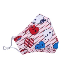 5 шт./упак. Модные анти-туман и дымка pm2.5 хлопок детская угольный фильтр пыли защитные маски