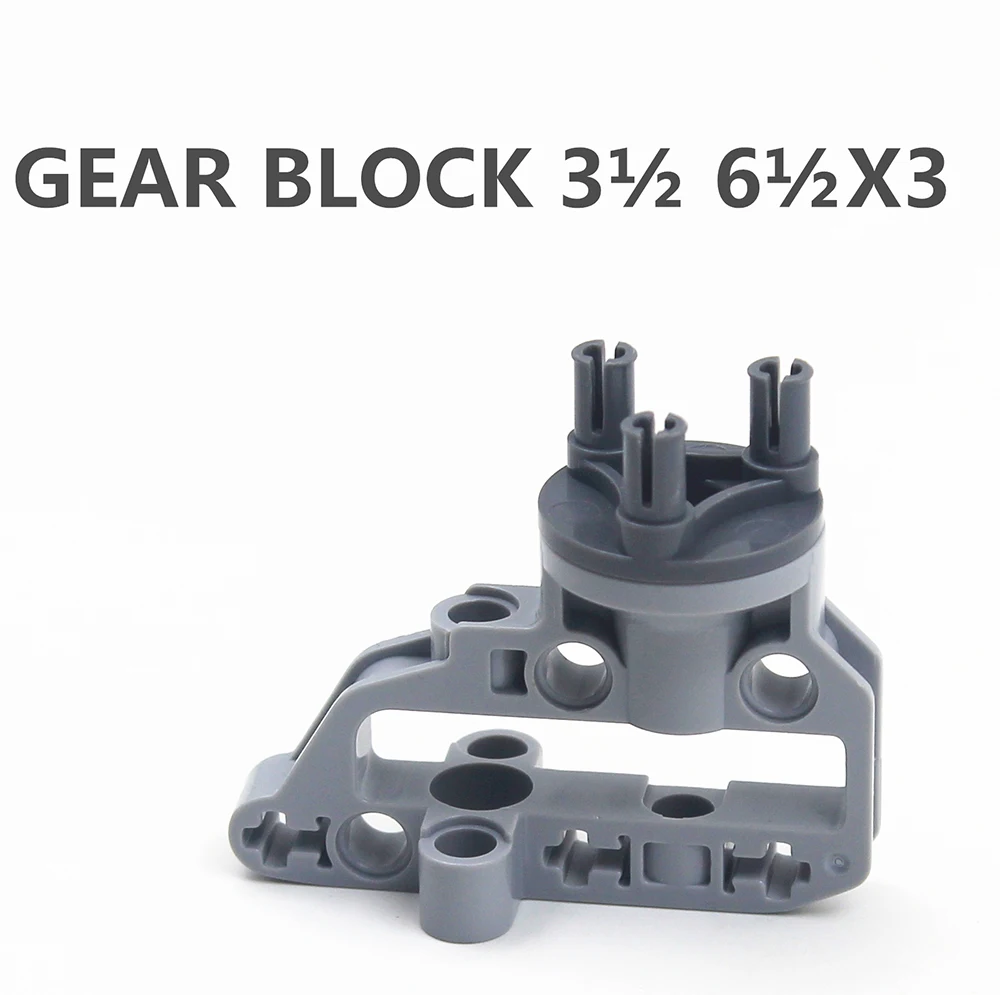 Building Blocks BulkTechnic Parts 2PCS GEAR BLOCK 3.5 6.5 X3 compatible with lego for kids boys toy MOC4610377