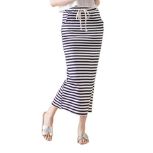 Хороший пакет бедра юбка сплит бюст высокой талии культивировать один мораль показать тонкий эластичный Сплит в юбке длинная юбка-карандаш 55