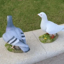 Украшения для дома, балкона, сада, сада, украшения для свадьбы, подарок из смолы, имитация птиц