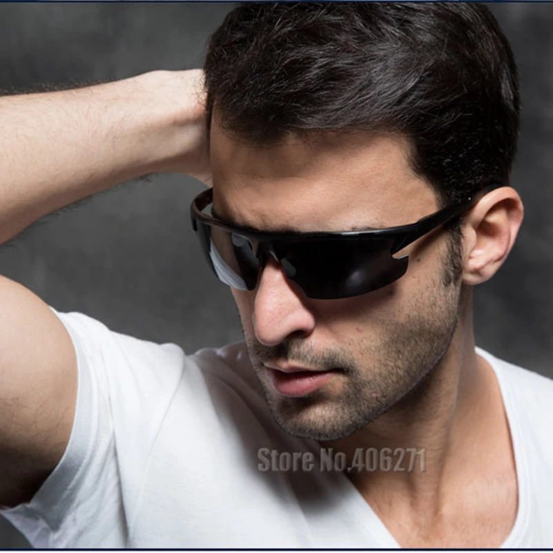 Günstige 2018 männer Polarisierte Sonnenbrille aluminium magnesium legierung Fahren Pilot Armee Marke Brillen Brille Halb Rand oculos sonnenbrille