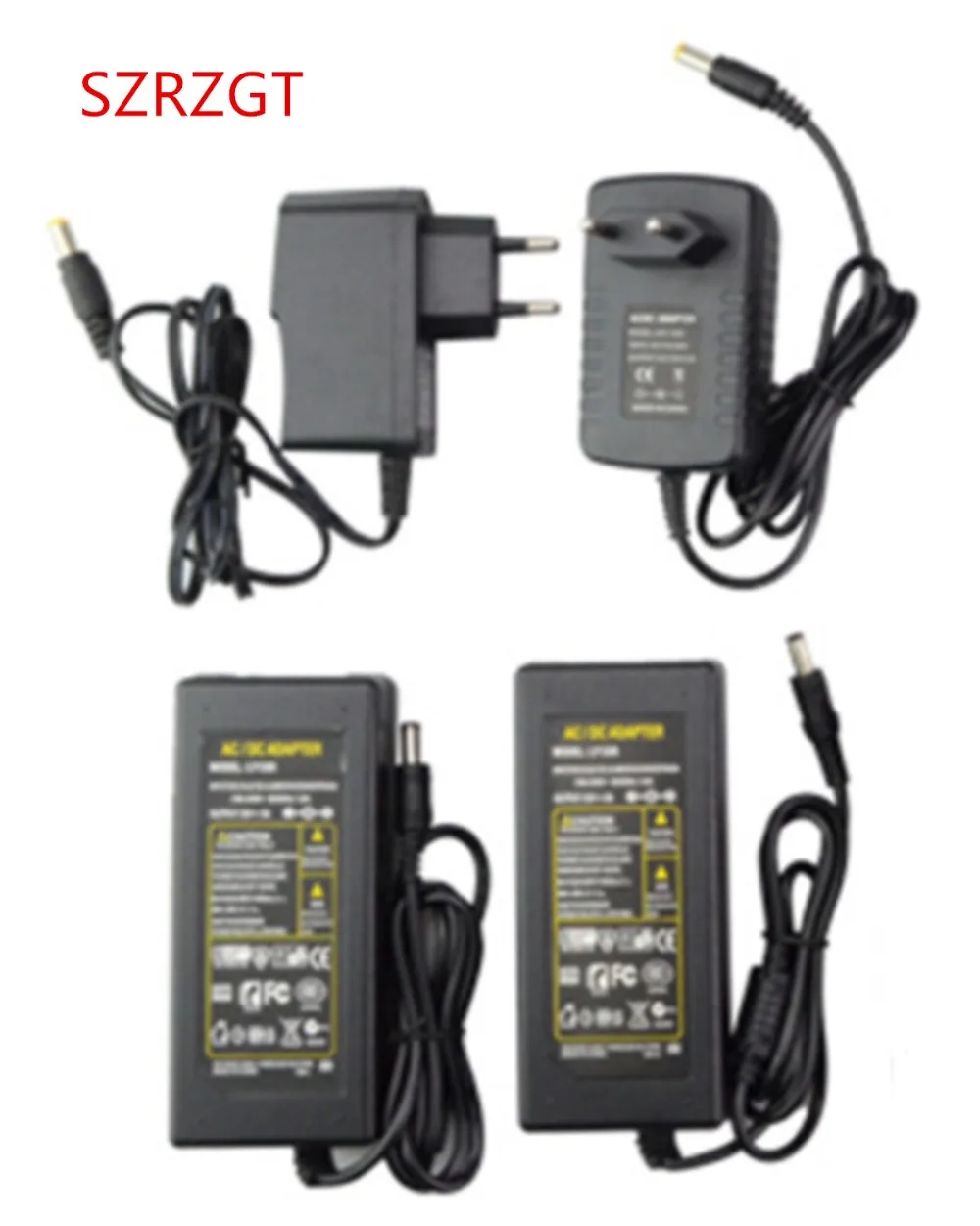 Fonte De Alimentação LEVOU Adaptador DC5V/DC12V/DC24V 1A 2A 3A 5A 7A 8A 10A Para 5 V 12 V 24 V tira conduzida iluminação da lâmpada motorista de poder levou plugue