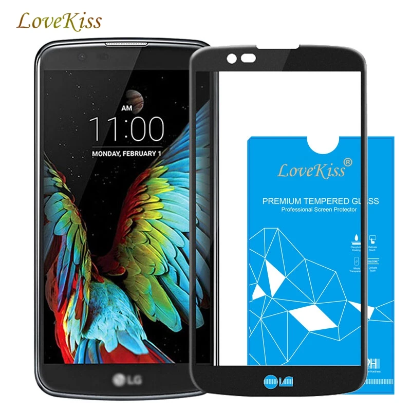 

Lovekiss Explosion protection Tempered Glass Cover For LG K10 2016 K420N K430DS Case Full Coverage Screen Protector Film