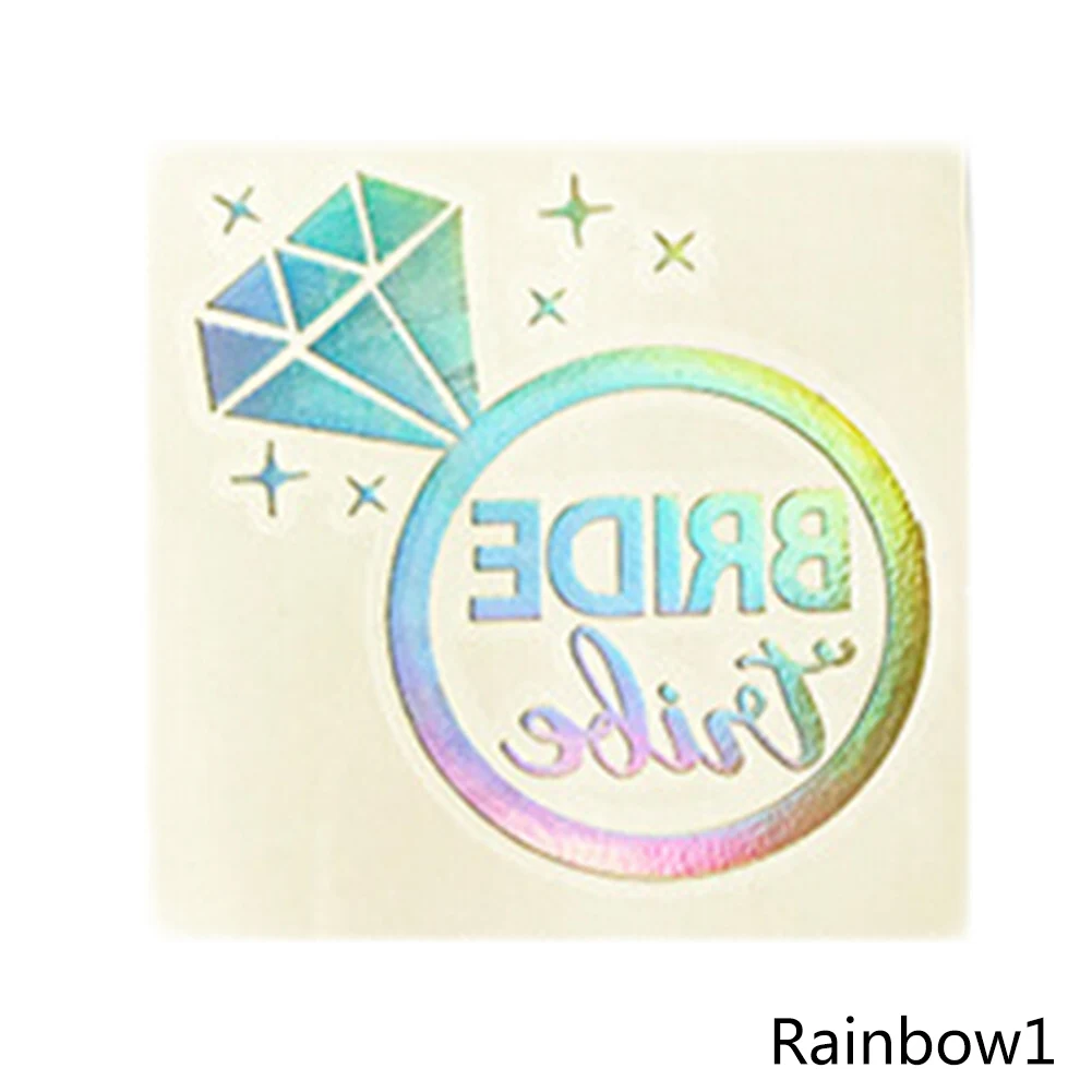 

1 Pcs bride team temporary tattoo party bride tribe flash tattoo wedding decoration retro wedding accessories decoration