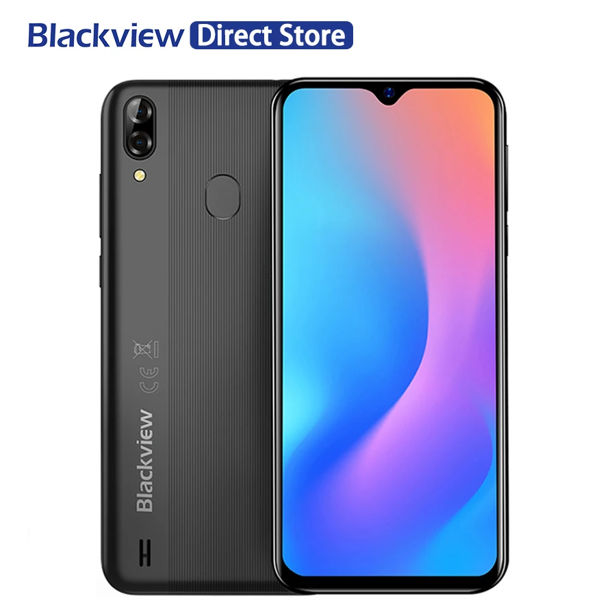 Blackview A60 Pro смартфон четырехъядерный Android 9,0 пирог 4080 мАч мобильный телефон 3 ГБ+ 16 Гб экран капля Лицо ID 4G мобильный телефон