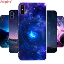 

For iPhone XS MAX 6.5 case soft silicone TPU back cover for iPhone XS Max phone Cases star moon planet Art print coque fundas