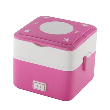 

FREESHIPING 200w power, AC220-240V 50-60Hz, 1L capacity mini rice cooker, heating lunch, electric heating lunch box