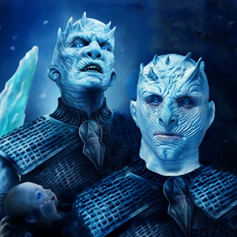 

Night's King Natural Emulsion Mask Helloween Dancing Party 1:1 Mask Action Figure Collection Model Toy X1035