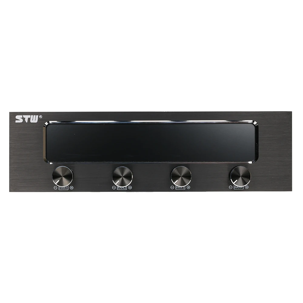  Sunshine-tipway STW Multi-Function PC CPU 4 Channel Fan Controller Speed Control Adjuster LCD Cooli