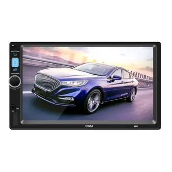 

Bluetooth 7 Inch Android 8.1 Car Stereo MP5 Player GPS Navigator FM Radio WiFi BT 1GB+16GB Support driving recorder for iOS