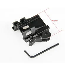 PPT тактические аксессуары для пневматического оружия Быстрый съемный прицел угольное крепления подходит на 22 мм рельс GZ22-0222