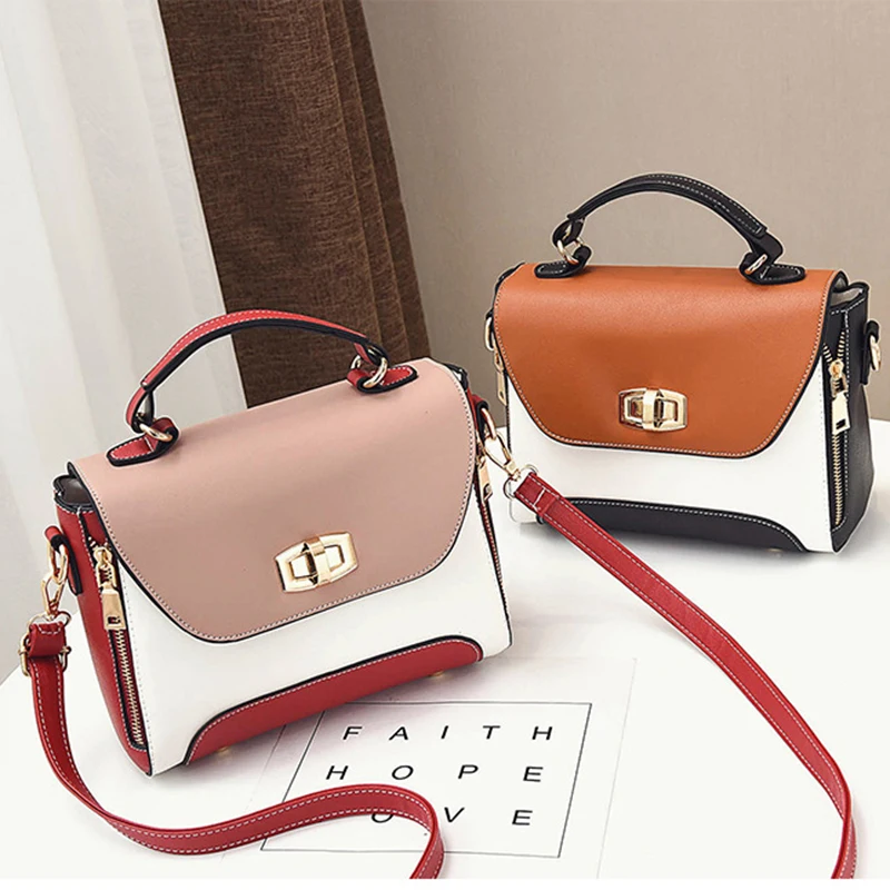 2019 женская кожаная сумка через плечо для женщин Ретро на сумочка Bolso de Mano Sac Femme