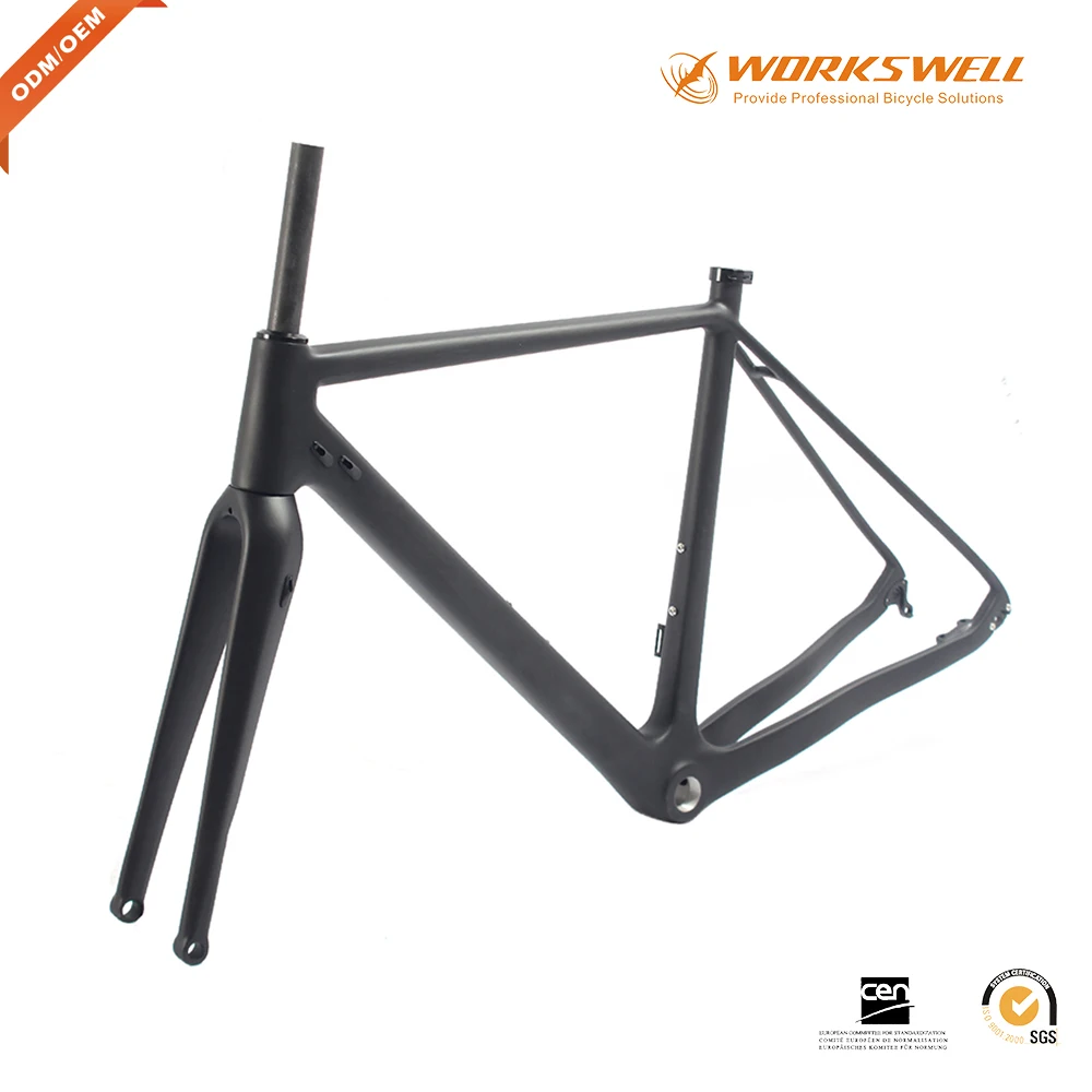 Высококачественные углеродные детали workswell T800 Cyclecross 700C для дискового тормоза Di2 и