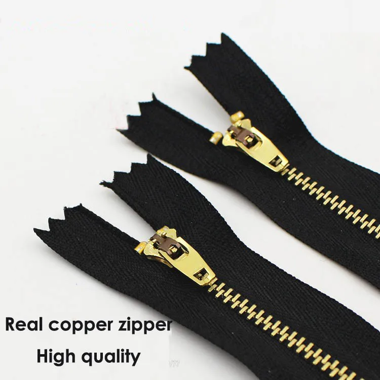 copper metal zipper 5