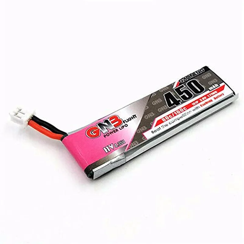 QUAKOI GAONENG GNB 4 35 V 450mAh 1S 80C HV аккумулятор PH2.0 вилка белая для E010 M80S RC FPV Racing Drone | Игрушки