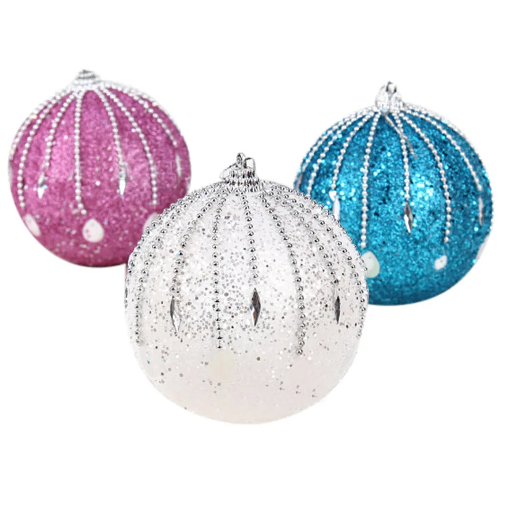 

Christmas Rhinestone Glitter Baubles Balls Xmas Tree Ornaments christmas decorations enfeite de natal for home 2017 #TX