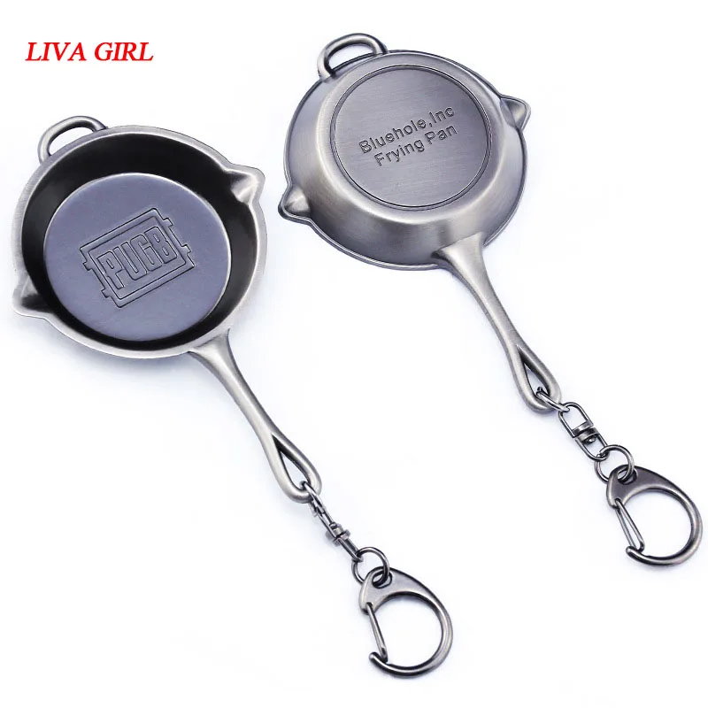  2019 New STG Game Playerunknown's Battlegrounds Pans + helmet 3D Weapon Model Beads Chain Pendant N