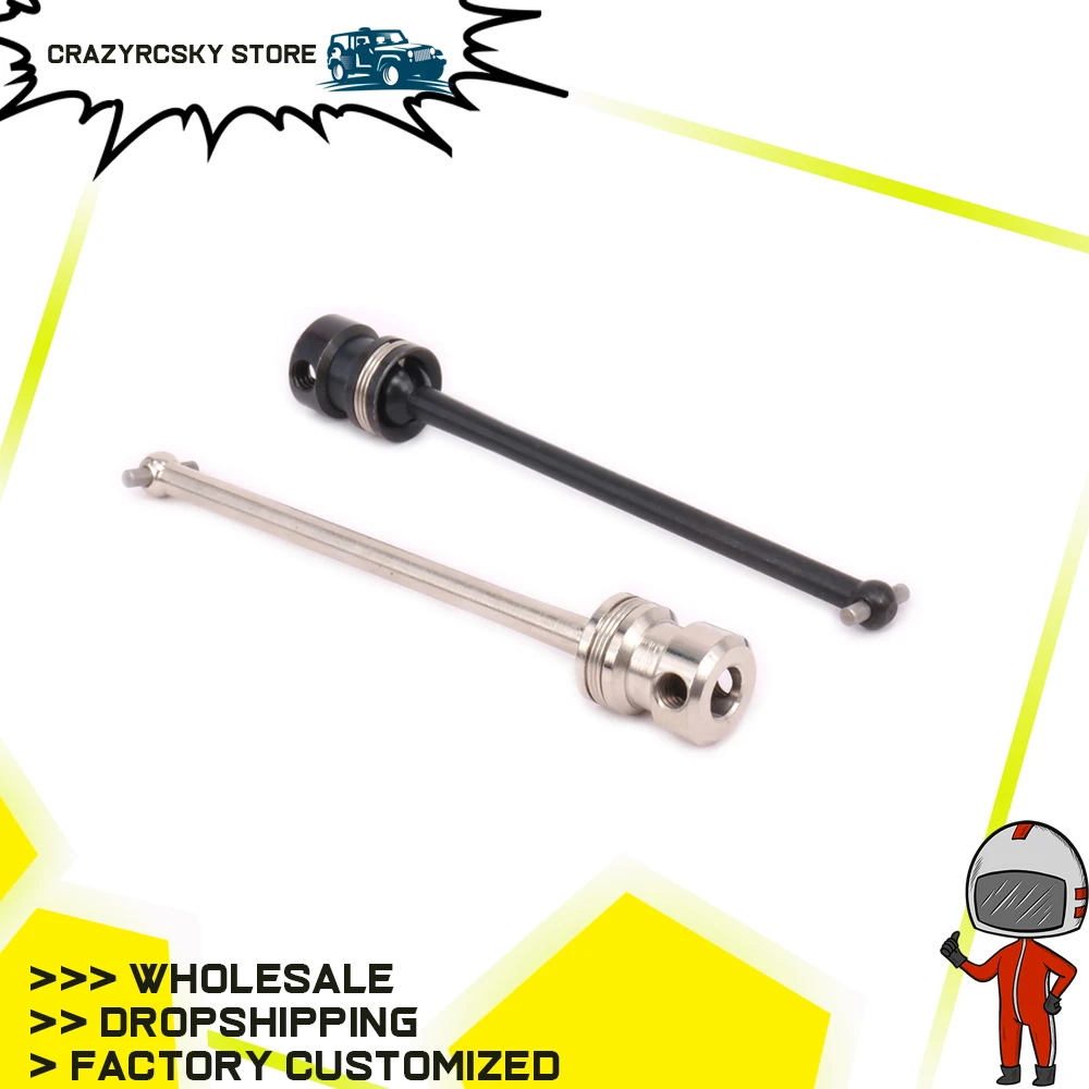 

Black Iron Silver 45 Steel Center Drive Shaft/Transmission Shaftfor Rc Hobby Model Car 1-12 Wltoys 12428 12423 0083 FY03 Monster