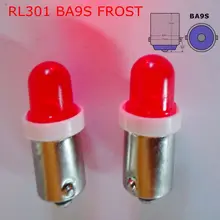 Free shipping (50pcs/lot) RL301 24V BA9S frost lights T8.5 auto led H6W replacement bulbs machine working bulbs