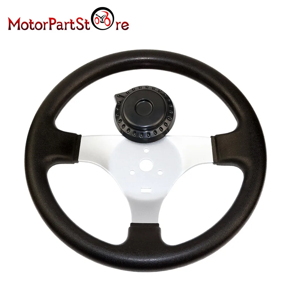 

30cm Steering Wheel for 110cc to 150cc Go Kart Karting Cart ATV Quad Dirt Pit Bike Parts