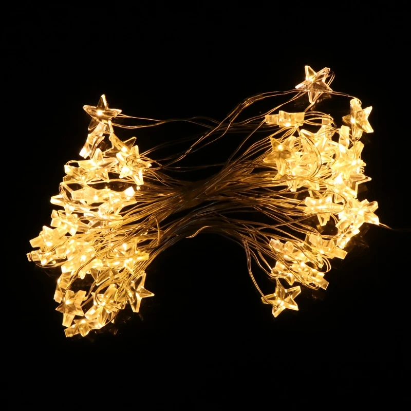 HNGCHOIGE 3 м 30 светодиодный водонепроницаемый Звездный медный провод сказочные гирлянды на батарейках Рождественский Свадебный декор