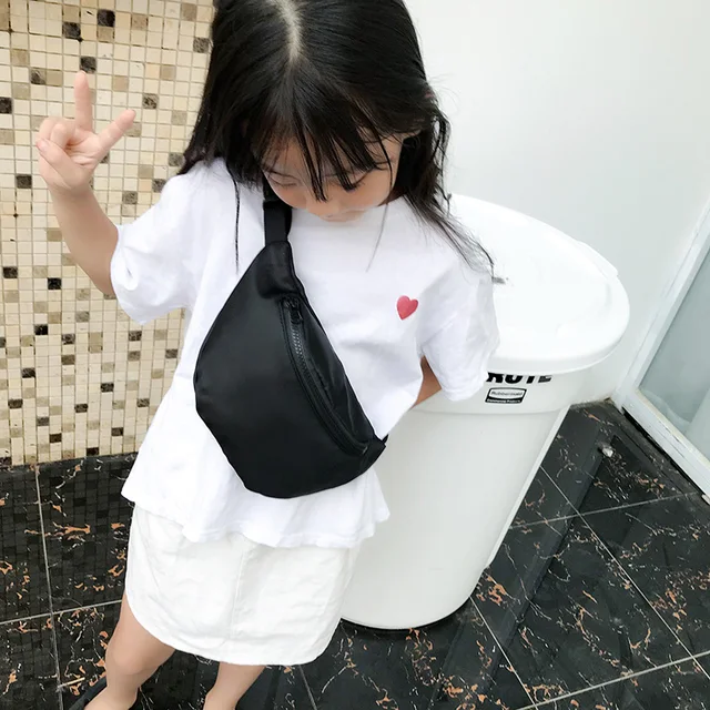 LEFTSIDE Nylon Waterproof Funny Packs For Women 2018 Candy Color Children Waist Bags Small Chest Bag Girls Travelling Belt Bags