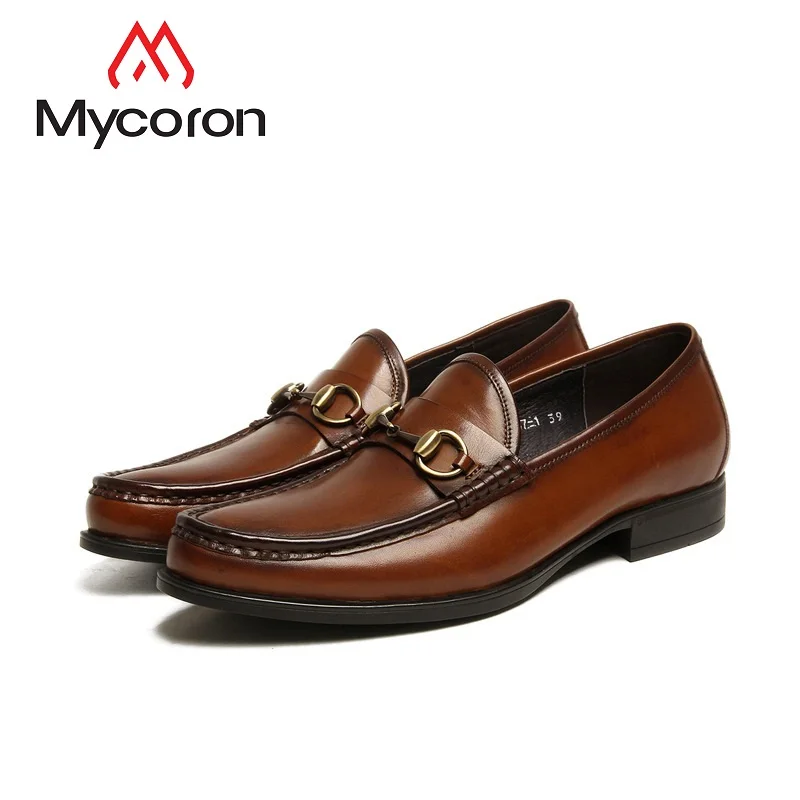 

MYCORON New Luxury Product Men Shoes Mens Formal Boots Genuine Leather Breathable Office Men Shoes Chaussure Homme Cuir