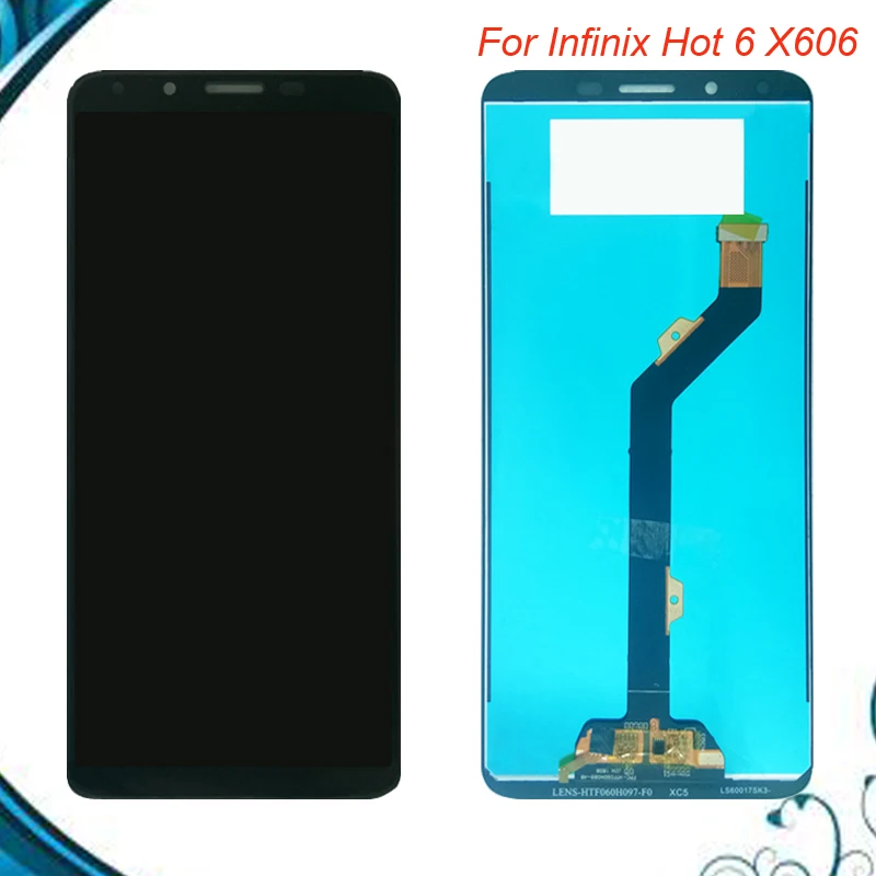 

100% Tested OK For Infinix Hot 6 X606 LCD Display and Touch Screen Digitizer Assembly Replacement Repair Part For Infinix X606