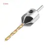 1pc Chamfer Drill Bit Steel Countersink Drill Bit Carpentry Woodworking Boring Tool Round Shank With Hex ► Photo 3/6