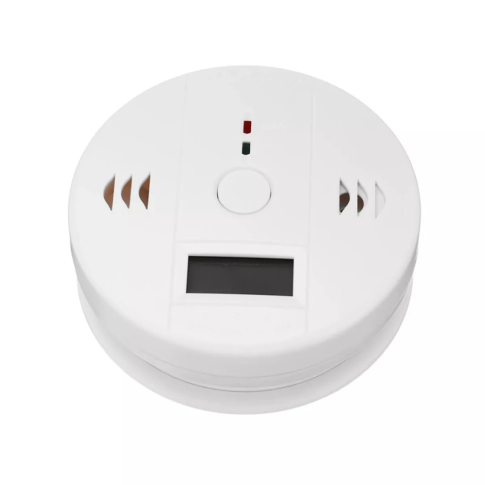 LCD Carbon Monoxide Detector CO Gas CO Carbon Monoxide Detector Sensitivity Detector Smoke Alarm Poisoning Smoke Fire Security