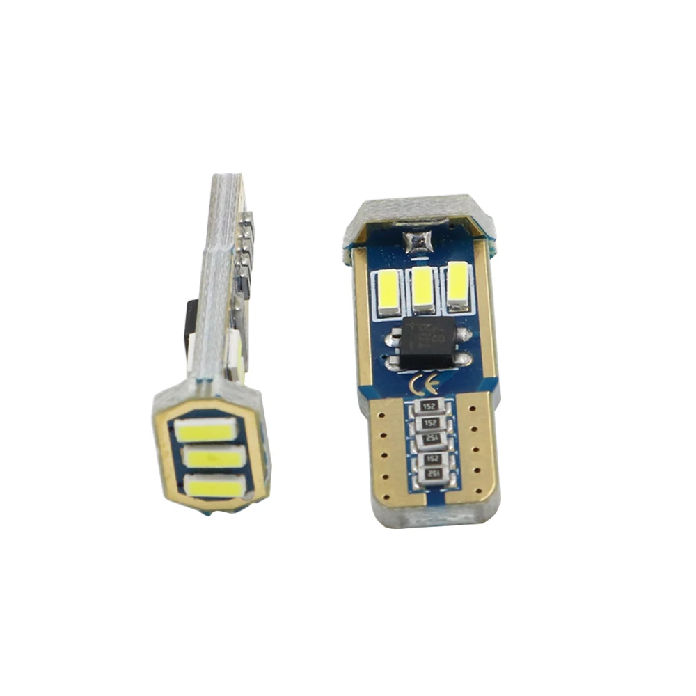 YSY 10 шт. T10 W5W светодиод шина может свет белый без ошибки 4014 9 SMD лампы автомобиля