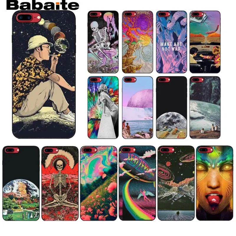 

Babaite Trippy Art aesthetic Phone Case for iphone 11 Pro 11Pro Max 8 7 6 6S Plus X XS MAX 5 5S SE XR