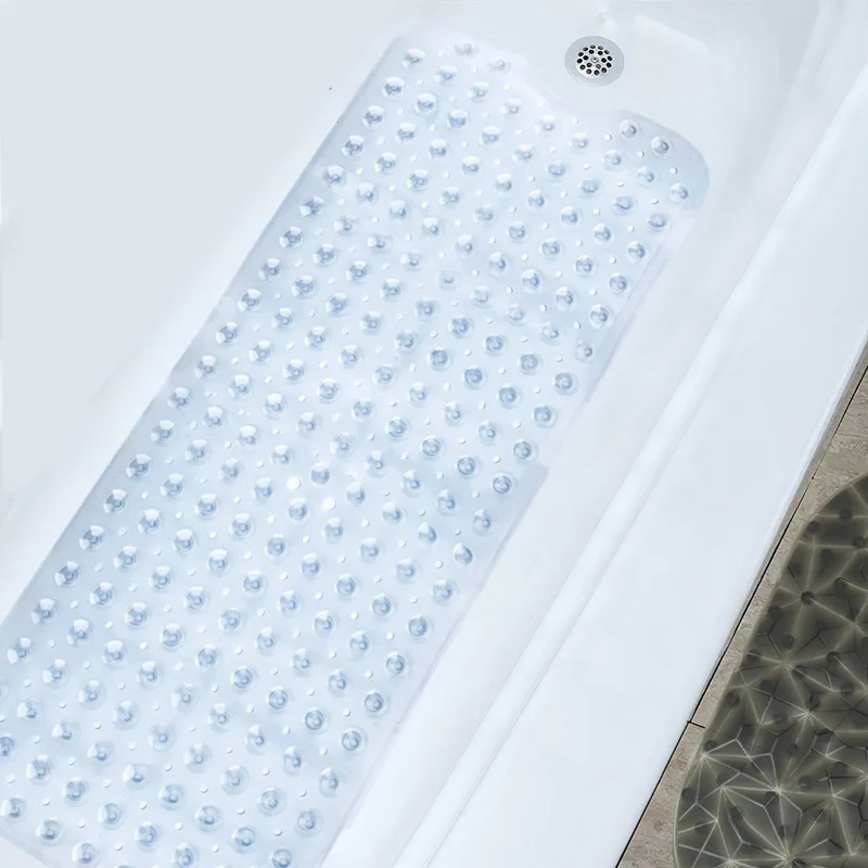 Bath Tub Mat Extra Long Anti Slip Bathroom Safety Shower