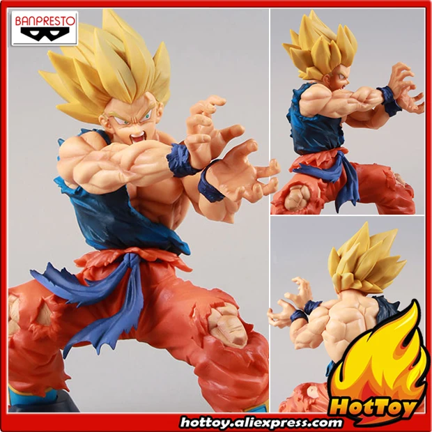 Banpresto Dragon Ball Legends Collab Коллекционная Фигурка-Супер Saiyan SON GOKOU Kamehameha из "Dragon Ball Super"