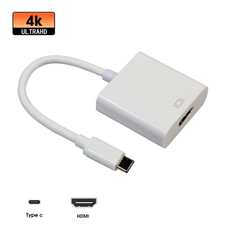 Usb-адаптер с разъемом HDMI type-C для HDTV 4 K штепсельный и игрушечный преобразователь Разъем для смартфонов компьютера