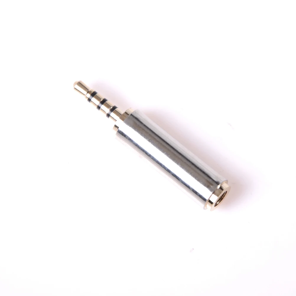 

1PCS 2.5 Mm Male To 3.5 Mm Female Converter Audio Stereo Adapter Plug Headphone Jack Gold Top Quality