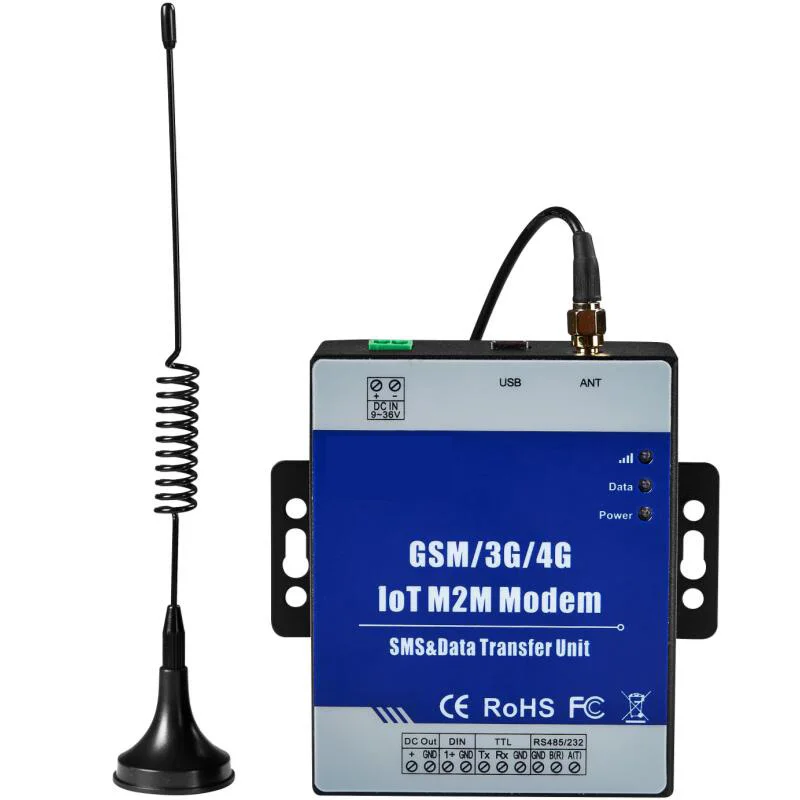 

3G/GPRS DTU IOT M2M SMS Modem Supports Transparent Transfer with TTL RS485 for Smart Meter PLC Modbus RTU to TCP Converter