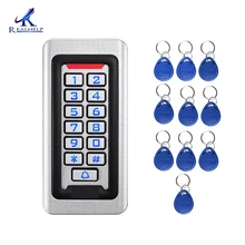 2000 пользователей IP68 Водонепроницаемый Металическая цепочка из нержавеющей стали с RFID Клавиатура доступа кард-ридер для ID-карты безопасности 12 V/24 V постоянного и переменного тока
