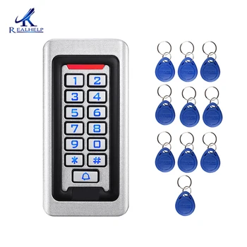 

2000Users IP68 Waterproof Metal Stainless steel RFID Access Control Keypad ID card Reader security 12V/24V DC and AC