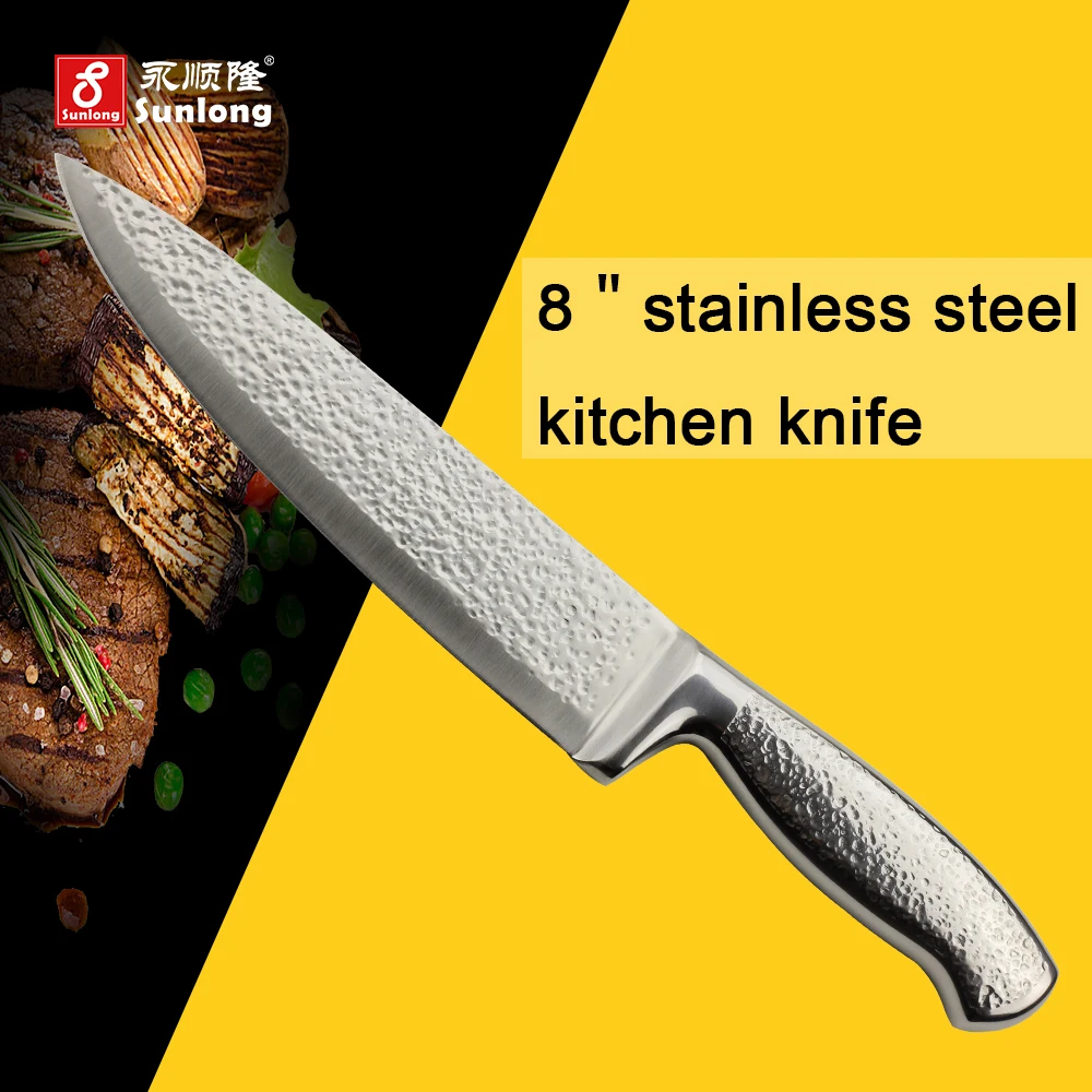 Sunlong 8" inch stainless steel chef knives kitchen knife Cleaver