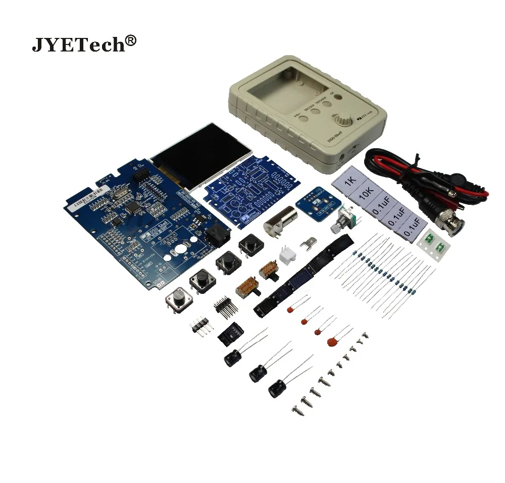 JYETech DSO Shell(DSO150) firmware15001-120 осциллограф DIY Kit SMD не предварительно припаянный последняя версия карманный размер