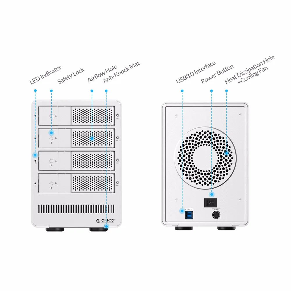 ORICO Tool Free 4 Bay 3,5