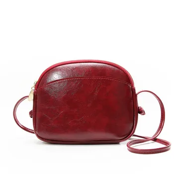 

Fashion PU leather women's shoulder bag mini bag solid color stone pattern handbag Messenger bag