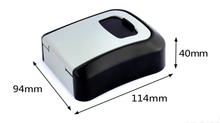 Portable Safe Box Wall Mounted Combination Lock Metal Alloy Storage Store Key Storage Organizer Boxes