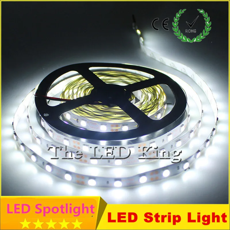 

5M SMD 2835 3528 5630 5050 Waterproof RGB LED Strip 60LEDs/M DC12V Flexible LED String light Ribbon Tape Home Decoration Lamp