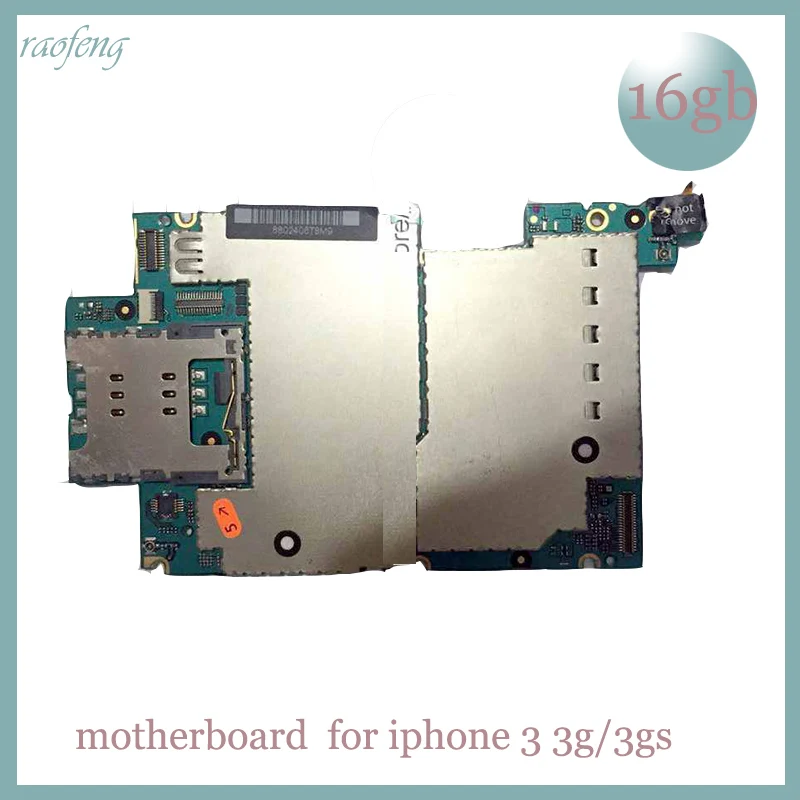 

Raofeng high quality 16gb for iphone 3/3g/3gs Motherboard unlocked & original Disassembled mainboard with chips Logic Boards