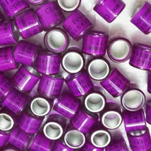 8 мм индивидуальные полосы для кольцо для голубиных гонок птицы ноги с именем телефона