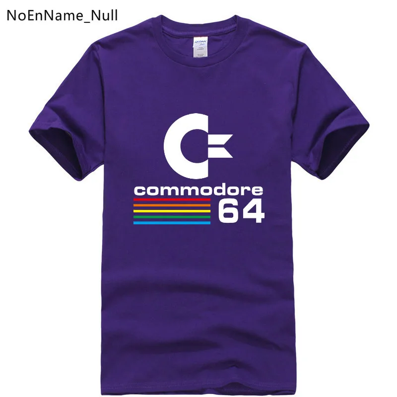 2019 летние Commodore 64 футболка C64 SID Amiga Ретро 8 бит классный дизайн футболки Для мужчин